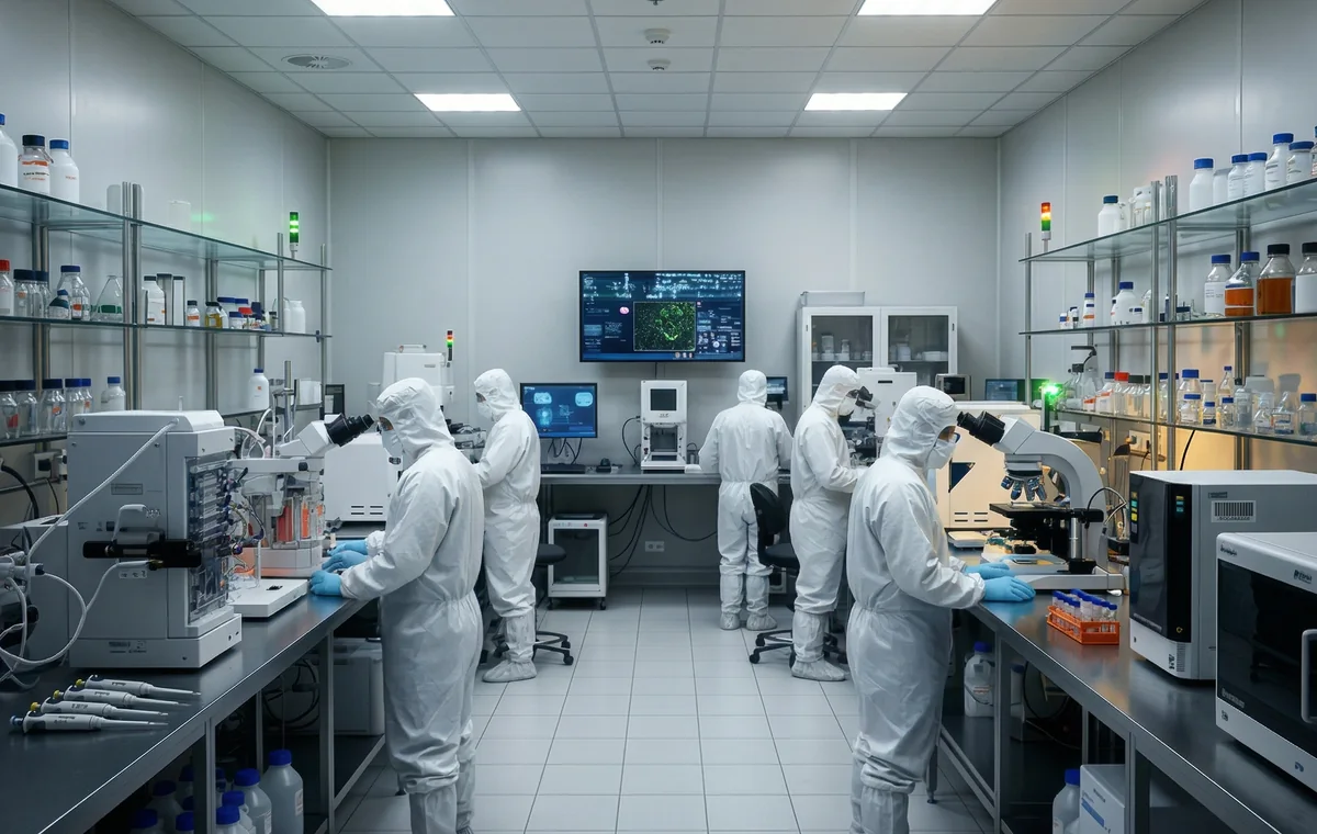 Clean laboratory production environment